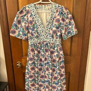 Floral V-Neck Dress